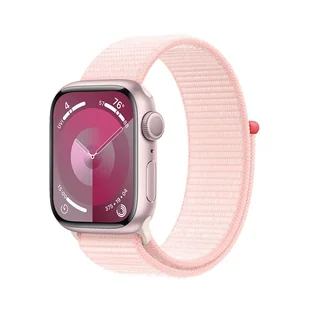 Apple Watch 9 GPS 45mm Aluminium Różowy opaska sportowa Różowa - Smartwatch - miniaturka - grafika 1