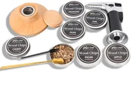 Zestawy upominkowe - Zestaw do wędzenia whisky Supero Whisky Smoket Kit 10w1, czarny - miniaturka - grafika 1