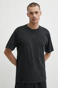 Koszulki męskie - adidas t-shirt bawełniany męski kolor czarny wzorzysty IN3166 - miniaturka - grafika 1