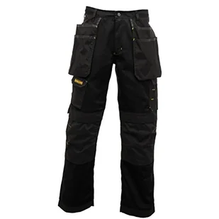 Regatta Męskie spodnie WORKLINE Relaxed Plain czarne, W30/L34 - Spodnie męskie - miniaturka - grafika 1