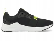 Buty sportowe męskie - Buty męskie Puma Wired Run 373015-17 sportowe lekkie czarne 42 niskie 42 - miniaturka - grafika 1