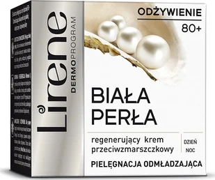Lirene DermoProgram BIAŁA PERŁA regenerujący krem przeciwzmarszczkowy 80+ DZIEŃ/NOC, 50 ml - Kremy do twarzy - miniaturka - grafika 1