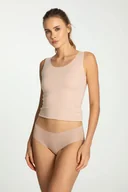 Majtki damskie - Julimex Figi Cotton Mood Classic Beżowe S Beżowy - miniaturka - grafika 1