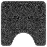 Dywaniki łazienkowe - vidaXL Ciemnoszary Poliester Standard Dywanik łazienkowy Prostokątny - miniaturka - grafika 1