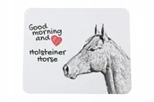 Podkładki pod mysz - Koń holsztyński - podkładka pod myszkę z nadrukiem, personalizowana podkład - miniaturka - grafika 1