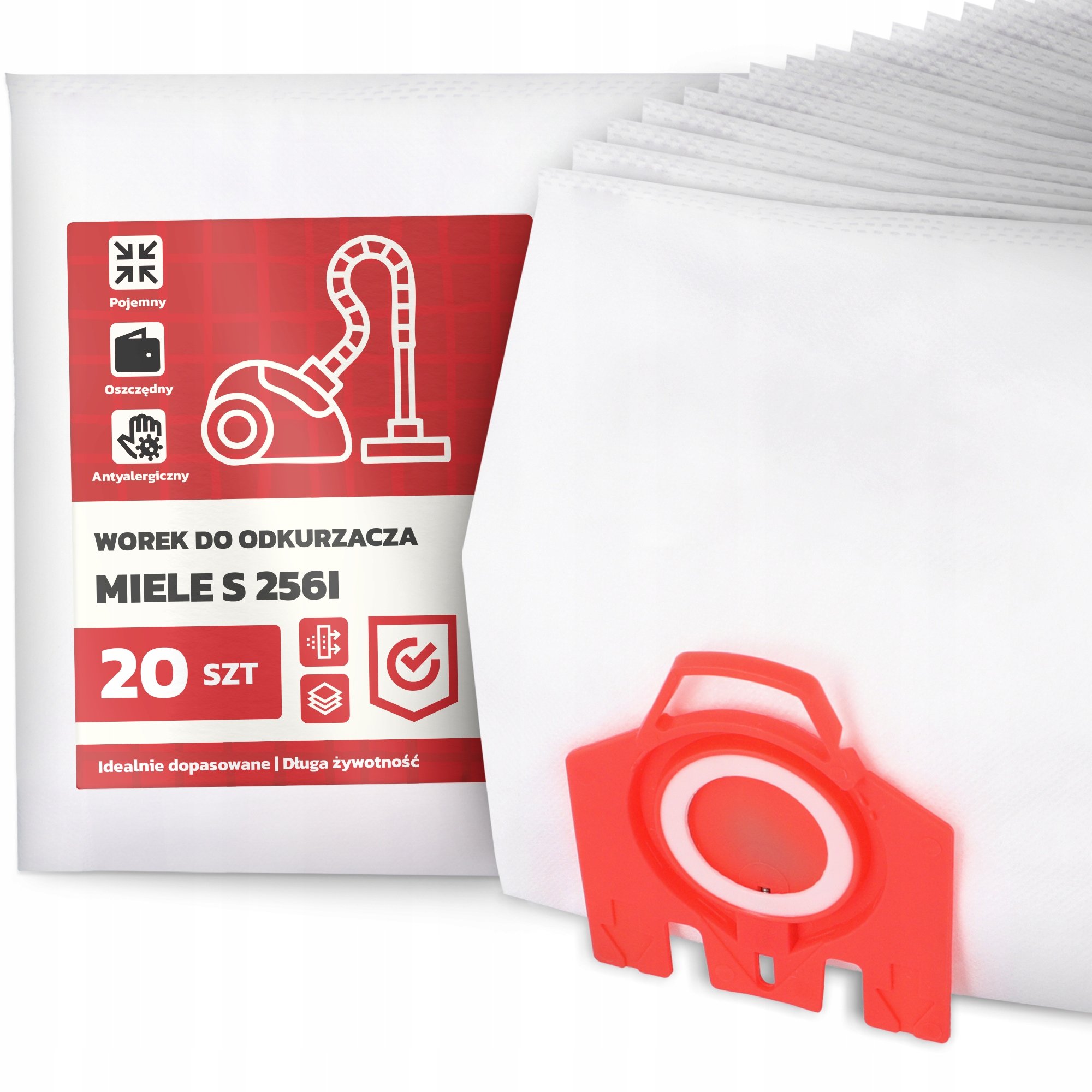 20x Worek do Odkurzacza Miele S 256I Syntetyczny Duży Mocny Torba Worki G9