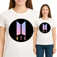 Koszulki i topy damskie - Koszulka DAMSKA BTS Zespół KPOP Dla Fanki Jakość Premium M 3540 - miniaturka - grafika 1