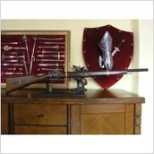 Repliki - broń - NIESPOTYKANA ANGIELSKA STRZELBA Z ZAMKIEM SKAŁKOWYM (W99) - miniaturka - grafika 1