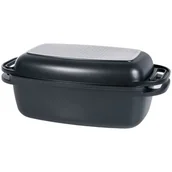 Brytfanny - Ambition MAGNAT BRYTFANNA 2W1 Z POKRYWĄ 32 X 21 CM ALUMINIUM SZARA 80077 80077 - miniaturka - grafika 1