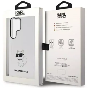 Etui ochronne na telefon Karl Lagerfeld KLHCS23LHNCHTCT do Samsung Galaxy S23 Ultra S918 transparent hardcase Ikonik Choupette - Etui i futerały do telefonów - miniaturka - grafika 8