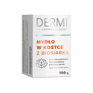DERMI Mydło w kostce z biosiarką, 100g - Kremy do twarzy - miniaturka - grafika 1