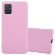 Etui i futerały do telefonów - Etui Cadorabo do Samsung Galaxy A71 5G w kolorze różowym etui na telefon komórkowy silikonowe etui z TPU - miniaturka - grafika 1