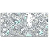 Podkładki na biurko - Podkładka mata ochronna na biurko Kwiaty 120x60 cm, Dywanomat - miniaturka - grafika 1