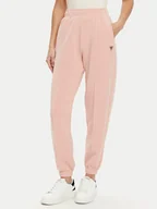 Spodnie sportowe damskie - Guess Spodnie dresowe V5RB11 KCAY2 Różowy Regular Fit - miniaturka - grafika 1