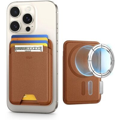 Etui portfel ESR Magnetic Wallet Boost Brązowy