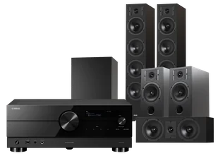 Kino domowe Yamaha RX-A2A (czarny) + Diva 6 + 3 + 7 (czarny) + Basso 880 - Kino domowe - miniaturka - grafika 1