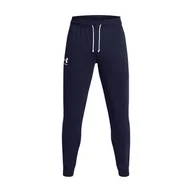 Spodnie sportowe męskie - Męskie Spodnie UNDER ARMOUR UA RIVAL TERRY JOGGER 1380843-410 – Granatowy - miniaturka - grafika 1
