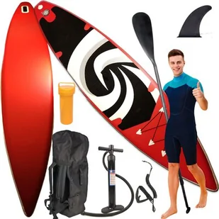 Deska SUP Extralink 1046 czerwony - Deski SUP i akcesoria - miniaturka - grafika 1