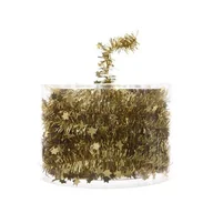 Oświetlenie świąteczne - Łańcuch Girlanda na choinkę gwiazdki złota 3,5cm x 7m - miniaturka - grafika 1