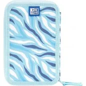 Piórniki - Piórnik 2 komory Oxford Kids niebieski - miniaturka - grafika 1