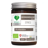 Suplementy diety - Be Organic Ashwagandha KSM-66 5% Bio 200 mg Tabletki, 50 szt. - miniaturka - grafika 1
