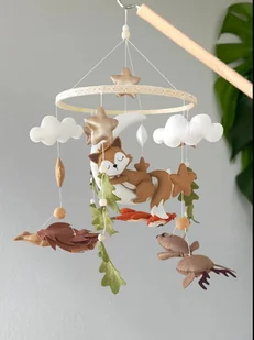 Karuzela do łóżeczka - leśna - Karuzele dla niemowląt Karuzela do łóżeczka - leśna - Karuzele dla niemowląt - miniaturka - grafika 1