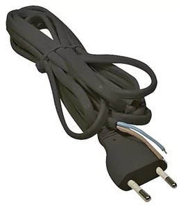 Conotech przyłączeniowy 5m, PVC, płaski 2x0,75 czarny marki EMOS. - Przewody elektryczne - miniaturka - grafika 1