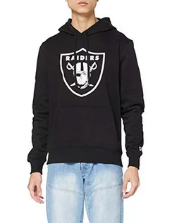 Bluzy męskie - New Era męska bluza z kapturem NFL Team Logo PO Hoodie Oakland Raiders - grafika 1