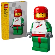 Klocki - LEGO 40819 Minifigurki - Duża minifigurka kierowcy wyścigowego - miniaturka - grafika 1