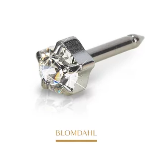Blomdahl - Kolczyk Tiffany Crystal 4mm 2szt - Piercing - miniaturka - grafika 1