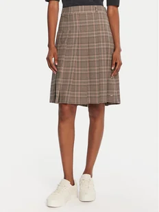 Tommy Hilfiger Spódnica plisowana WW0WW46651 Beżowy Regular Fit - Spódnice - miniaturka - grafika 1