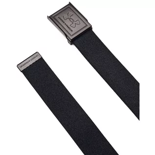 Paski - Męski pasek Under Armour M Stretch Webbing Belt - czarny - UNDER ARMOUR - grafika 1