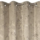 Zasłony - Zasłona EUROFIRANY Debra 135 x 270 cm Beżowo-szampański - miniaturka - grafika 1