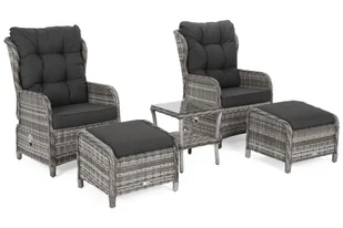 Zestaw mebli ogrodowych HOME &amp; GARDEN Sofia 376548 Szary - Meble ogrodowe - miniaturka - grafika 13
