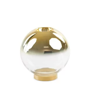 Świecznik Dekoracyjny Ze Szkła Artystycznego Zoja 15X15 Złoty - Świeczniki - miniaturka - grafika 1