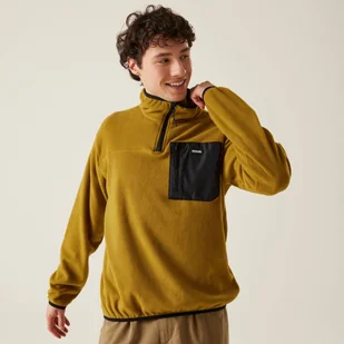 Regatta Polar męski z suwakiem 1/2 Frankie Brązowy, Rozmiar: 3XL - Bluzy sportowe męskie - miniaturka - grafika 1