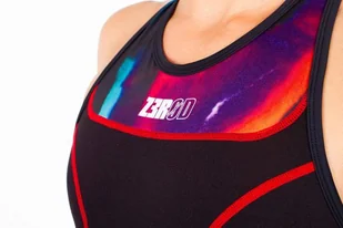 ZEROD Strój triathlonowy damski START new wave - Bielizna sportowa męska - miniaturka - grafika 6