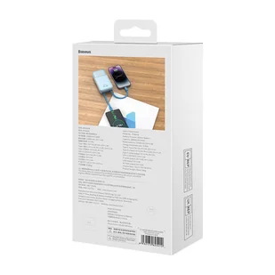 Powerbank Baseus Comet 20000mAh, USB do USB-C, 22.5W (niebieski) - Powerbanki - miniaturka - grafika 9