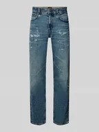 Spodnie męskie - Jeansy o kroju tapered fit z mieszanki bawełny model ‘TROY’ - miniaturka - grafika 1