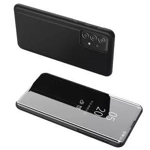 Hurtel Clear View Case futerał etui z klapką Samsung Galaxy A73 czarny - Etui i futerały do telefonów - miniaturka - grafika 1