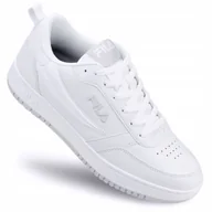 Sneakersy damskie - BUTY damskie FILA REGA SPORTOWE ekoskóra sneakersy lekkie FFW0484 białe 36 - miniaturka - grafika 1