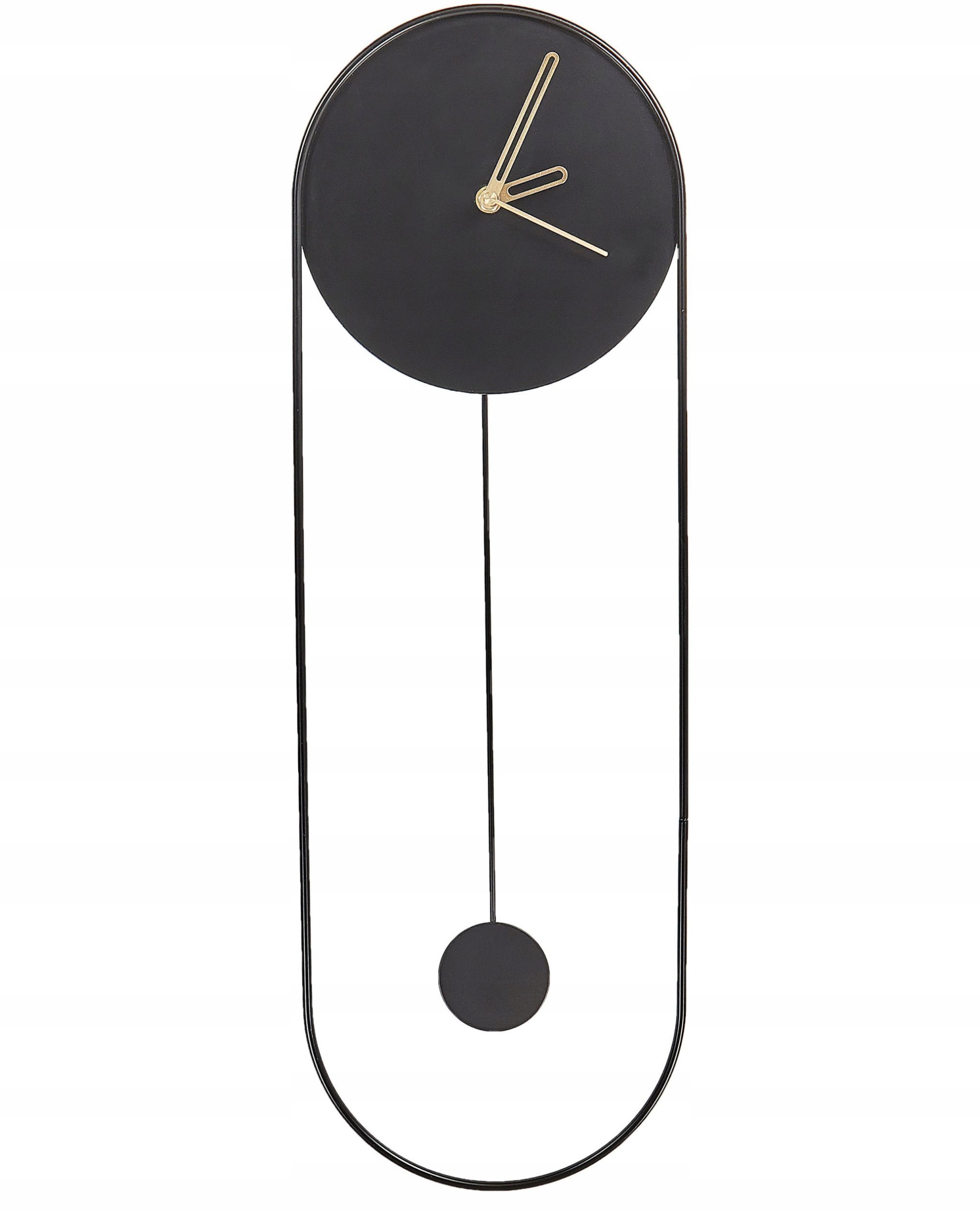 Beliani Zegar ścienny SALVAN 20 cm Metal Czarny