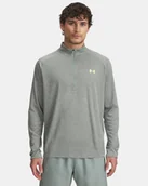 Koszulki męskie - KOSZULKA MĘSKA LONGSLEEVE UNDER ARMOUR Tech Textured 1/2 Zip LG - miniaturka - grafika 1