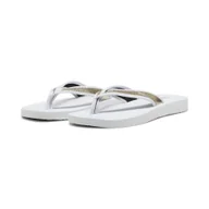 Klapki i japonki damskie - Damskie klapki Sandy Flip PUMA White Gold - miniaturka - grafika 1