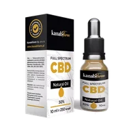 Suplementy naturalne - Kanabifarm Full Spectrum CBD Natural Oil 30%, olejek konopny CBD, 10 ml - miniaturka - grafika 1
