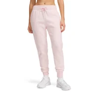 Spodnie damskie - Damskie Spodnie UNDER ARMOUR UA RIVAL FLEECE JOGGER 1379438-647 – Różowy - miniaturka - grafika 1