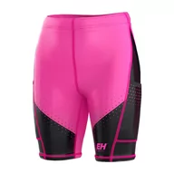 Spodnie sportowe damskie - Legginsy do biegania damskie krótkie EXTREME HOBBY MOOD kompresyjne - miniaturka - grafika 1