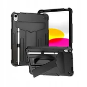 Etui do tabletów - ETUI do Apple iPad 2022 10th 10.9 A2757 10 gen Case Pokrowiec Obudowa Futerał PANCERNE HARD czarne ipad 10gen generacji 2022 - miniaturka - grafika 1