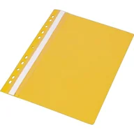 Teczki i skoroszyty - SKOROSZYT PVC A4 WPINANY (1 sztuka), ŻÓŁTY - miniaturka - grafika 1