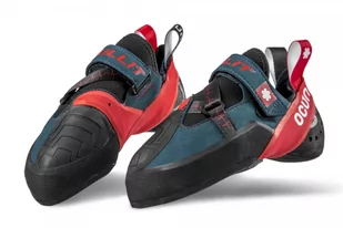 Ocun Ocun Bullit Climbing Shoes, petrol/red EU 41,5 2021 Buty wspinaczkowe na rzepy 04576-petrol/red-41,5 - Buty sportowe męskie - miniaturka - grafika 1